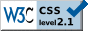 Valid CSS level 2.1!